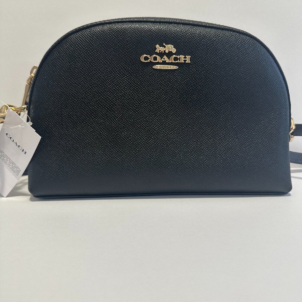 NWT COACH Madi Crossbody Leather Black Bag